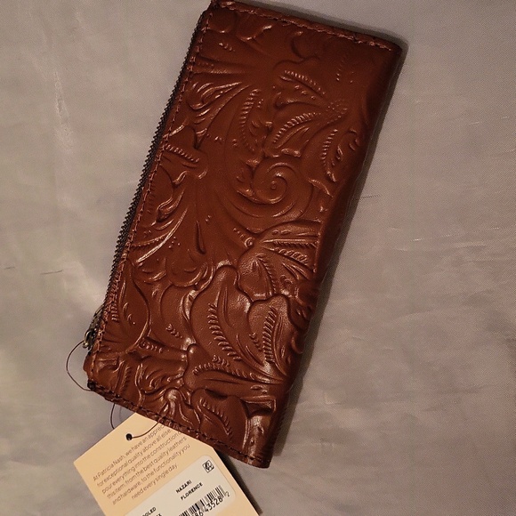 Patricia Nash Tooled Nazari Wallet Tooled Ea - Picture 4 of 5